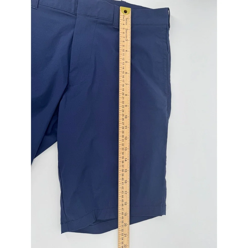 J.Crew Flex Rivington Navy Blue Tech Shorts Mens 33  Performance Golf Summer